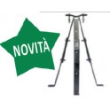 Zanca treppiede regolabile  cm 25 40 per pali  30   60