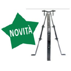 Zanca treppiede regolabile  cm 25 40 per pali  30   60