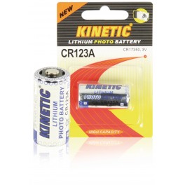 BATTERIA KINETIC AL LITIO CR123 