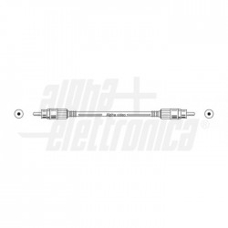 Cavo da spina RCA video a spina RCA 1,5M Cavo da spina RCA video a spina RCA video   1,5m