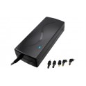 ALIMENTATORE UNIV  19V 5,75A 110W Alimentatore switching per NoteBook 19Vcc, 5,75A, 110W con 5 spinotti intercambiabili 