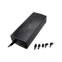 ALIMENTATORE UNIV  19V 5,75A 110W Alimentatore switching per NoteBook 19Vcc, 5,75A, 110W con 5 spinotti intercambiabili 