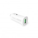 Puro White Mini Carica Batterie Da Auto 1 USB 2A Bianco 10W, Bianco