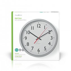 OROLOGIO DA PARETE 30cm BIANCO