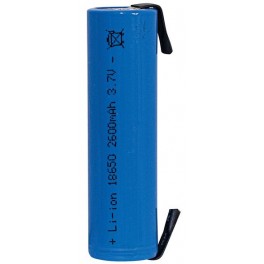 BATTERIA 18650 LI ION 3 7V 2600mAh TS 