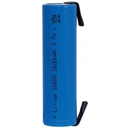 BATTERIA 18650 LI ION 3 7V 2600mAh TS 