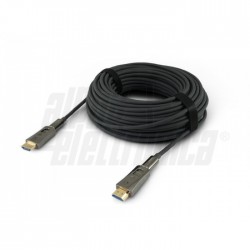 Cavo HDMI® Attivo in Fibra Ottica    25m Cavo HDMI® Attivo in Fibra Ottica   High Speed with Ethernet   Con adattatore Micro HDM