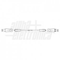Cavo HDMI® Attivo in Fibra Ottica    50m Cavo HDMI® Attivo in Fibra Ottica   High Speed with Ethernet   Con adattatore Micro HDM