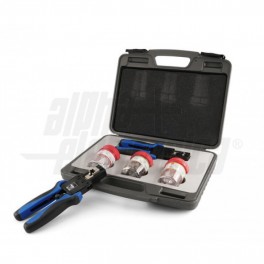 Valigetta pinza 98 155 e connettori La pinza professionale 98 155 sviluppata per i connettori Cat 5e UTP (94 914/5), Cat 6 UTP (