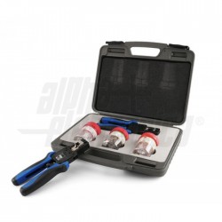 Valigetta pinza 98 155 e connettori La pinza professionale 98 155 sviluppata per i connettori Cat 5e UTP (94 914/5), Cat 6 UTP (