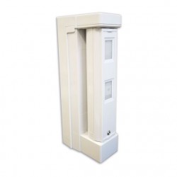 Rivelatore PIR per esternoa barriera con antimascheramento, regolabile 5m / 2m