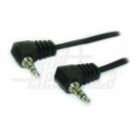 CAVO SPINA JK 3,5 90° STE A SPIN 3,5 1,5 Cavo da spina jack Ø3,5 90° Stereo a spina jack Ø3,5 90° Stereo   1,5m