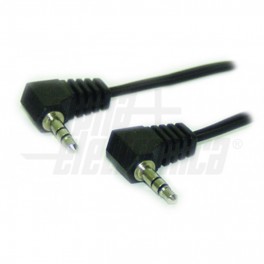CAVO SPINA JK 3,5 90° STE A SPIN 3,5 1,5 Cavo da spina jack Ø3,5 90° Stereo a spina jack Ø3,5 90° Stereo   1,5m