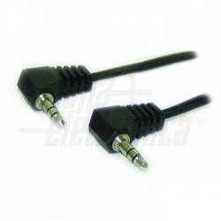 CAVO SPINA JK 3,5 90° STE A SPIN 3,5 1,5 Cavo da spina jack Ø3,5 90° Stereo a spina jack Ø3,5 90° Stereo   1,5m