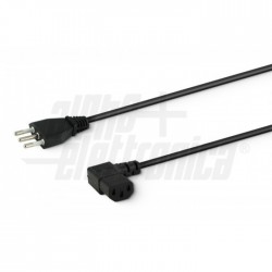 CAVO DA SP  ITALIA A PR 3P VDE ANGOLO Cavo da spina 3 poli Italia a spina IEC320 C13