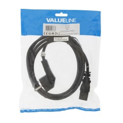 CAVO VDE  16A PER UPS   SHUKO Schuko Power Cable Tipo F (CEE 7/4)   IEC 320 C19 2 00 m Nero