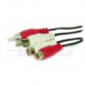 CAVO 2SPINE RCA A 2PRESE RCA 1 5M POLYB  