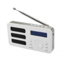 RADIO DAB SOUNDAB METAL SILVER RADIO DIGITALE DAB+ E FM CON BATTERIA RICARICABILE COLORESILVER