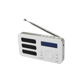 RADIO DAB SOUNDAB METAL SILVER RADIO DIGITALE DAB+ E FM CON BATTERIA RICARICABILE COLORESILVER