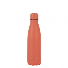 Puro Bottiglia ICON in acciaio con trattamento in polvere doppio strato 500ml Coral