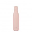 Puro Bottiglia ICON in acciaio PINK trattamento in polvere doppio strato 500ml Candy Pink