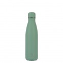 Puro Bottiglia ICON in acciaio con trattamento in polvere doppio strato 500ml Dark Green