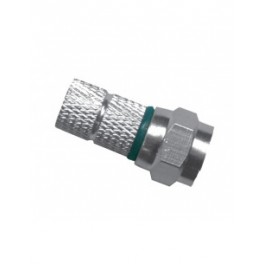 CONNETTORE  F VITE 6,8 mm VERDE 
