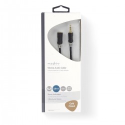 Cavo Audio Stereo | Maschio Femmina 3,5s Cavo Audio Stereo | Maschio da 3,5 mm   Femmina da 3,5 mm | 3 0 m | Antracite