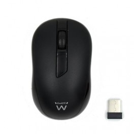 MOUSE OTTICO WIRELESS 1000dpi NERO   EWENT  
