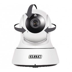 TELEC IP WI FI/RJ45 MOTORIZ SLOT 64GB 1MP HD ONVIF GBC TELECAMERA IP WI FI/WIRED MOTORIZZATA HD 720P, CON RILEVAMENTO MOTION, 