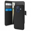 Puro Cust  Ecop  Samsung Galaxy 6 5 6  Con Flip Oriz +Cover Magn Staccab+3 Vani+Tasca Banconote Nero