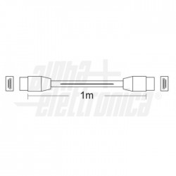 CAVO HDMI SP/SP 1m HIGH SPEED PB