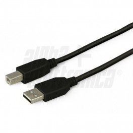 CAVO SPINA  USB A SPINA  USB B 1,8M NERO 