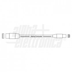 CAVO SPINA  USB A SPINA  USB B 1,8M NERO 