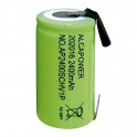 BATT SC  NI MH 2400mAh CON PAGLIETTE ALPO202016                              Accumul  NI MH SC 1 2V 2400mAh T Saldare