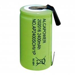 BATT SC  NI MH 2400mAh CON PAGLIETTE ALPO202016                              Accumul  NI MH SC 1 2V 2400mAh T Saldare