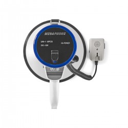 Megafono | 25 W | Portata da 1500 m Megafono | 25 W | Portata da 1500 m | Microfono rimovibile | Bianco/Blu