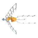 ANTENNA ELLIPSE UHF(C21 60) + ALIM (MULT )***SCATOLA DA 8 PZ ****
