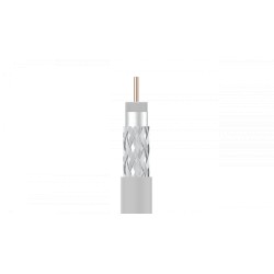 Cavo Coassiale T100  6,7MM IN BOX  DA 250 METRI  Connettore a crimpare  adatto  televes TV3804CONNETTORE MICROTEK MTCC99901430