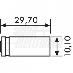 BATT 2/3AAA NI MH 1,2V 330MA C 