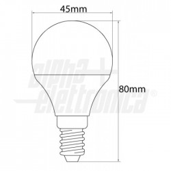 LAMP BULBO LED 6W 230V E14 3000K 