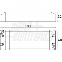 Alimentatore 75W 24VDC Alimentatore per Led a tensione costante 75W   24Vdc