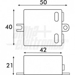 ALIMENTATORE CORR COST 350MA 3W Alimentatore per Led a corrente costante 3W   350mA