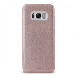 Puro Cover PC+TPU Shine per Samsung Galaxy S8 Plus 6 2  Argento