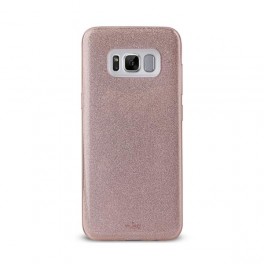 Puro Cover PC+TPU Shine per Samsung Galaxy S8 5 8  Argento