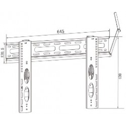 PORTA TV LED DA PARETE 32 55  