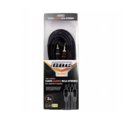 CAVO 2 SP RCA/2 SP RCA 3M DORATE PLASTICA