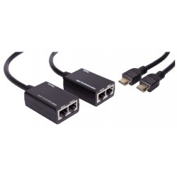 EXTENDER HDMI  SEGNALE HDMI RJ45 UTILIZZA 2 CAVI RJ45 CAT 6