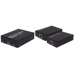 EXTENDER SPLITTER HDMI PROFESSIONALE SPLITTER HDMI CON ESTENSORE DI SEGNALE SU CAVO ETHERNET 2 USCITE