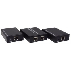 EXTENDER SPLITTER HDMI PROFESSIONALE SPLITTER HDMI CON ESTENSORE DI SEGNALE SU CAVO ETHERNET 2 USCITE